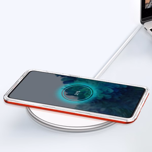 Kirkas 3in1 Kotelo Samsung Galaxy S21 + 5G (S21 Plus 5G) Kehys Gel Cover Punainen