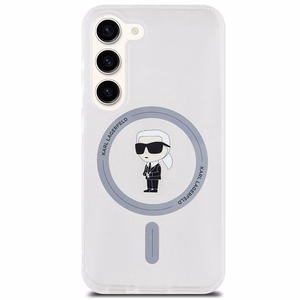 Karl Lagerfeld IML Ikonik MagSafe Suojakuori Samsung Galaxy S24:lle - läpinäkyvä