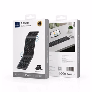 Wireless keyboard WiWU Foldable (FMK-05) black
