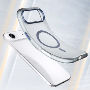 Magneettinen Abrasive iPhone 17 Air Suojakuori MagSafe-yhteensopiva - Matta Sininen