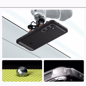 Spigen Rugged Armor Mag MagSafe suojakuori Samsung Galaxy S25 -puhelimelle - matta musta