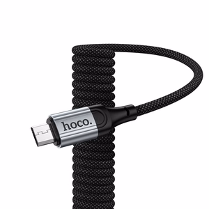 Kaapeli USB A - Micro USB Hoco 2,4A 1,5 m X121 musta