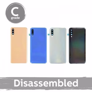 Takakansi yhteensopiva Samsung A705 2019 A70 valkoinen kameraobjektiivilla 100% alkuperäinen (8/10 purettu)