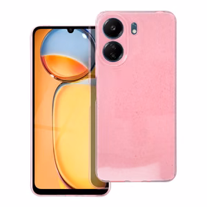 Suojakuori Xiaomi Redmi 13C / Poco C65:lle kirkas suojakuori 2 mm Blink vaaleanpunainen