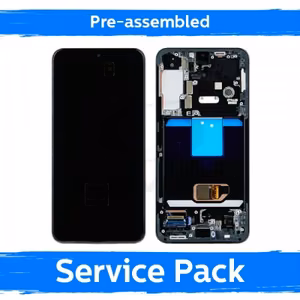 LCD-näyttö yhteensopiva Samsung S901 S22 kehyksellä / Pink Gold / (Esikoottu Service Pack)
