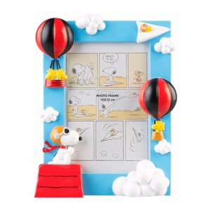 Snoopy 3D -valokuvakehys 10 × 15 cm kuvalle