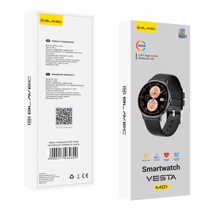 Blavec Smartwatch M-01 Vesta HD AMOLED Voice Call (SWM01-B) musta