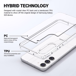 Crong Crystal Shield Cover for Samsung Galaxy S23+, clear