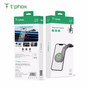 T-PHOX MAG ON 15W MAGNEETTINEN LANGATON AUTOTELINE MUSTA