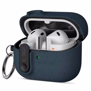 Tech-Protect Slim Hook Suojakuori Samsung Galaxy Buds 3 / 3 FE / 3 Pro:lle - Laivastonsininen
