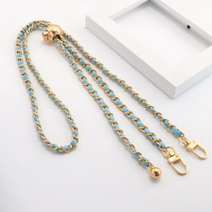 Phone lanyard G-14 light blue-gold