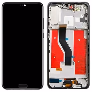 LCD-näyttö Huawei P20 PRO kosketusnäytöllä, kotipainikkeella ja kehyksellä musta OLED