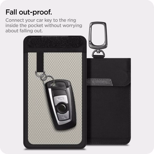Varkaudenesto Spigen Pouch Keyless RFID Signal Blocker - musta