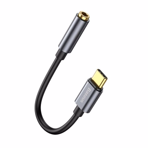 Baseus L54 mobile phone cable Black, Grey USB C 3.5mm