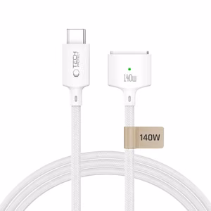 Tech-Protect MMC01 Ultraboost USB-C / USB-C MagSafe 3 140W 200cm Cable for MacBook - White