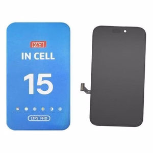 Näyttö Apple iPhone 15 kosketusherkällä lasilla ZY Incell LTPS Premium (Removable IC)