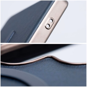 Kuori Samsung A37:lle Gentleman Mag Cover yhteensopiva MagSafe:n kanssa laivastonsininen