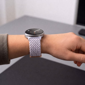 Tech-Protect NylonMag -ranneke mallille Samsung Galaxy Watch 40/44/46 mm – violetti