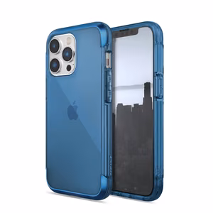 Raptic X-Doria Air kotelo iPhone 14 Pro panssaroitu kansi sininen