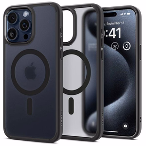 Spigen Ultra Hybrid Mag MagSafe Suojakuori iPhone 16 Pro - musta