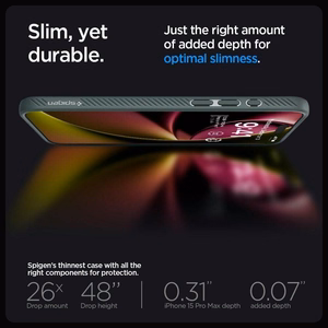 Spigen Liquid Air Suojakuori iPhone 16 Pro Max:lle - vihreä