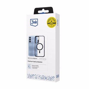 3mk Satin Armor MagCase Samsung Galaxy A25 5G:lle - läpinäkyvä