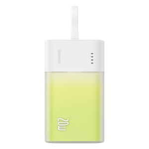 Ulkoinen akku Baseus-varavirtalähde 5200mAh (1xType-C; QC3.0 60W) valkoinen