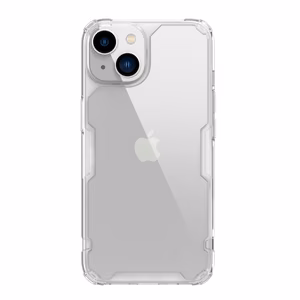 Nillkin Nature Pro iPhone 14 Plus kotelo, panssaroitu kansi, läpinäkyvä kansi