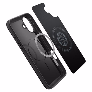 Spigen Thin Fit MagSafe Suojakuori iPhone 16 Pluslle - musta