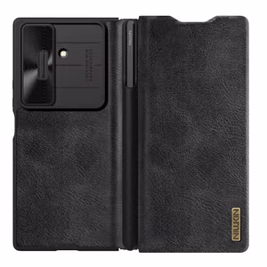 Nillkin Qin Pro Suojakuori Samsung Galaxy Z Fold 7:lle S Pen -tilalla - Musta