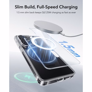 ESR Classic Hybrid Kickstand MagSafe Suojakuori Samsung Galaxy S26 Ultralle - Kirkas