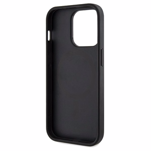 Guess 4G Printed Stripes MagSafe suojakuori iPhone 15 Pro Max:lle - musta