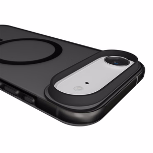 Puro Daylight MagSafe-yhteensopiva silikoninen suojakuori iPhone 17 Air:lle - läpikuultava musta