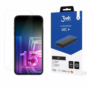 Apple iPhone 15 Plus – 3mk ARC+ puhelimen näytönsuoja