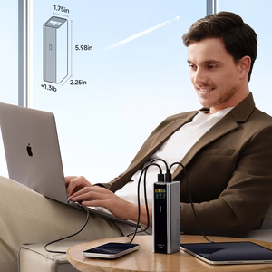Powerbank Cuktech CKPB200UGLGR 210W 20000mAh 2 x USB-C 1 x USB-A - harmaa