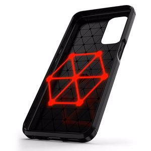 Carbon Case Joustava suojus OnePlus Nord N200 5G musta