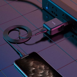 Phone charger Hoco USB A 2A 10W + cable USB A to Lightning N2 black