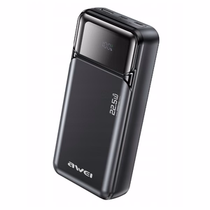 External battery Power Bank Awei PA-92 22.5W 20000mAh black