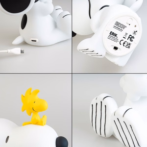 Snoopy LED-yövalo lapsille, 26.7 × 18.5 cm
