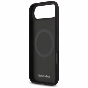 Mercedes Leather Vintage Logo MagSafe Case for iPhone Air - Black
