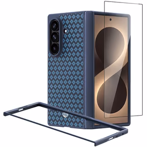 Benks Magnetic Armor Grid Pro Grand Combo -suojakuori (C.K.FL.SA.BE.C051) Samsung Galaxy Z Fold 8 Ultra -mallille, sininen