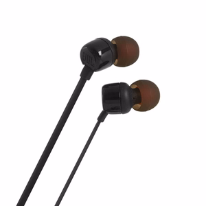 JBL Tune 110 in-ear-kuulokkeet 3,5 mm mini jack -liitännällä ja kaukosäätimellä, musta