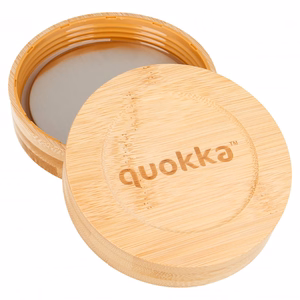 Quokka Deli Food Jar 820 ml borosilikaattilasinen ruoka-astia, puunsyykuvio