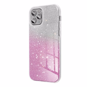 Kiiltävä suojakuori IPHONE 13 kirkas/pinkki