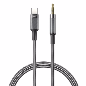 XO äänikaapeli NB-R279B USB-C - jack 3,5mm 1,0m musta