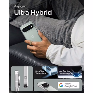 Spigen Ultra Hybrid  Google Pixel 11 Pro kuori, läpinäkyvä