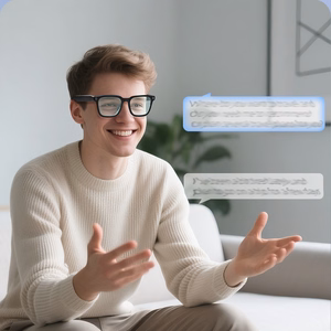 Blavec Smartglasses SG-01 HD camera, AI, Wi-Fi (SG01-B) black