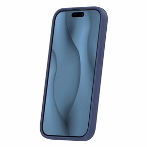 Silicone Thin Mag case for iPhone 15 6,1" dark blue