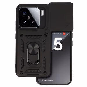 Slide Camera Armor Suojakuori Xiaomi 15 5G:lle musta