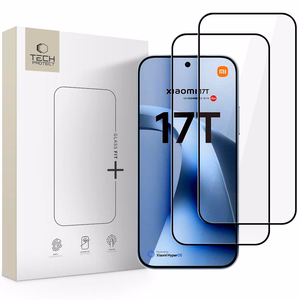 Tech-Protect Glass Fit+ 2-Pack Tempered Glass for Xiaomi 17T - Black